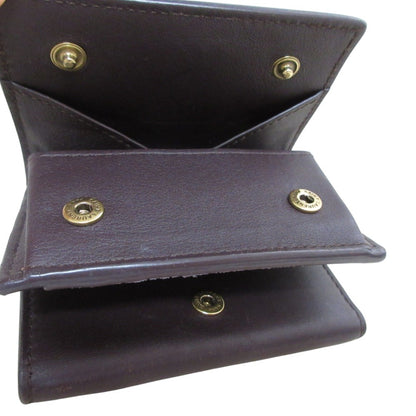 Yves Saint Laurent Saint Laurent Paris Ysl Line Origami Tiny Wallet Tri-Fold Brown Black