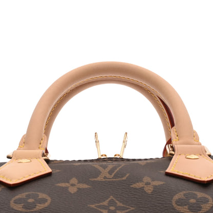 Louis Vuitton Monogram Speedy Bandouliere 25 Brown M46977