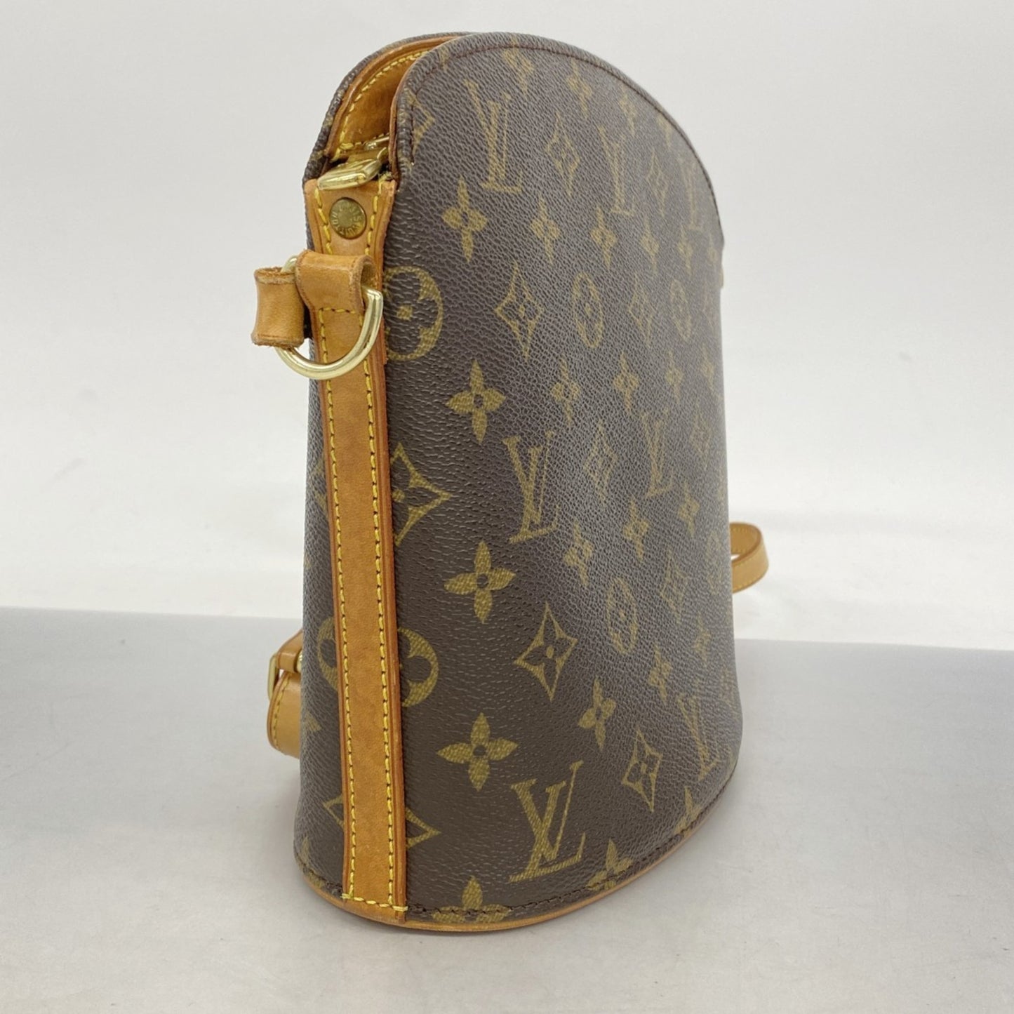 Louis Vuitton Monogram Drouot Shoulder Bag M51290 Brown