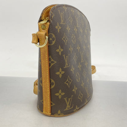 Louis Vuitton Monogram Drouot Shoulder Bag M51290 Brown