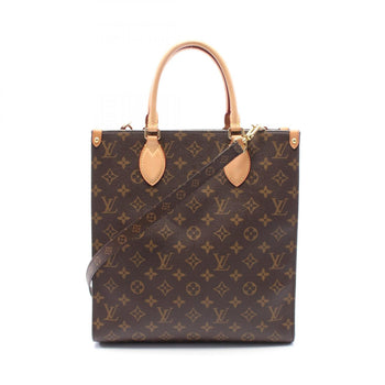 Louis Vuitton Sac Plat Pm Tote Bag Coated Canvas Leather Monogram