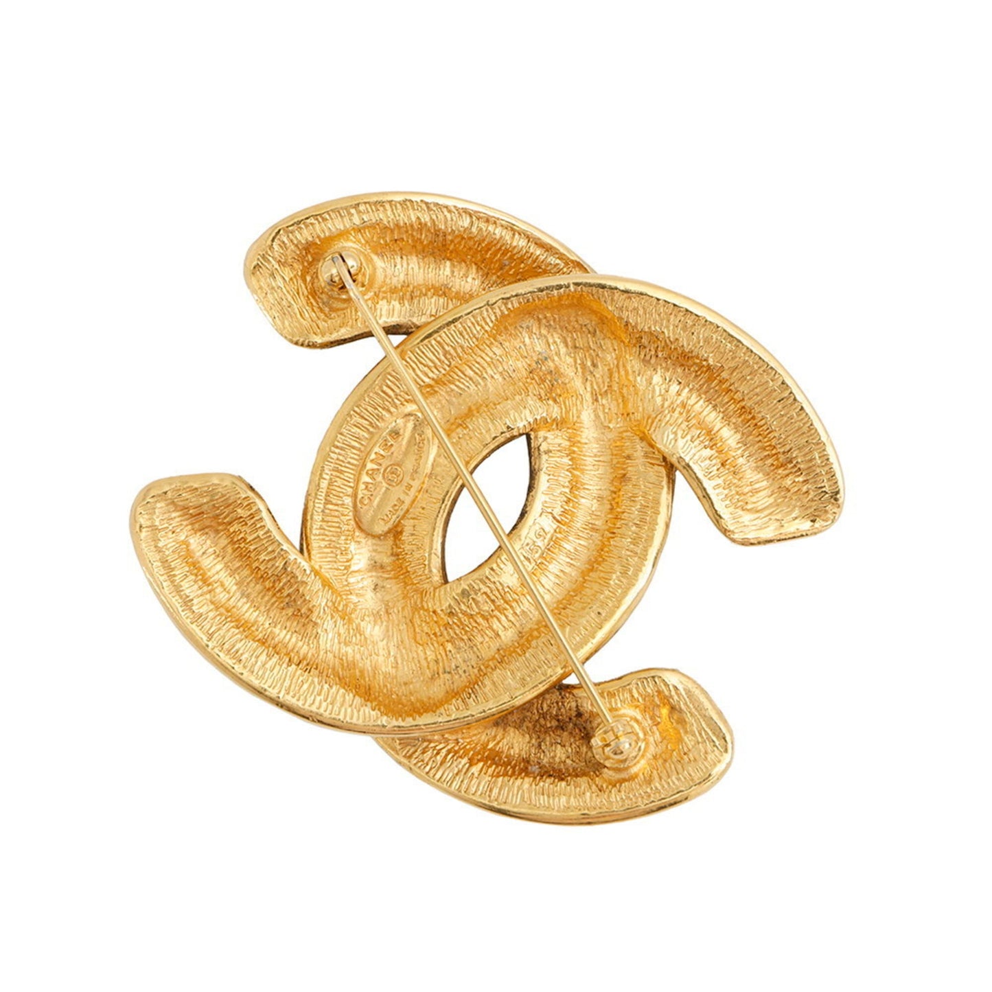 Chanel Brooch Coco Mark Matelasse