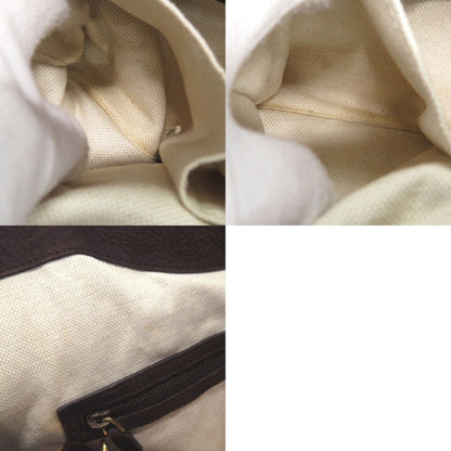 Gucci 296877 Nubuck Leather Brown Tote Bag Handbag 0256 Gucci