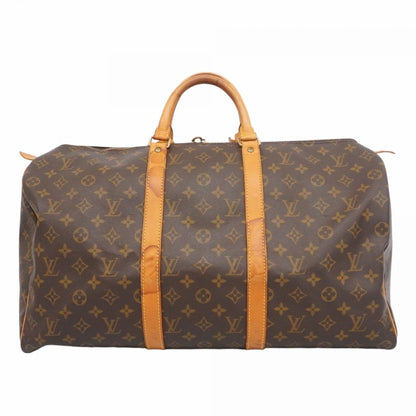 Louis Vuitton Monogram Keepall 50 Boston Bag M41426 Brown
