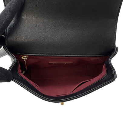 Chanel Waist Bag 19 Matelasse Coco Mark Leather Chanel Black