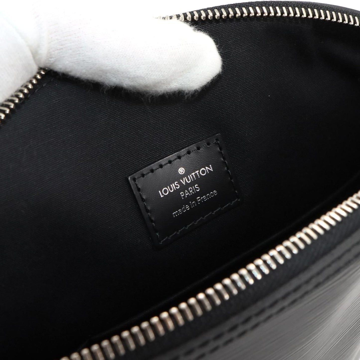 Louis Vuitton Epi Lockit Pm Handbag Leather Noir Black M42292 Lock It