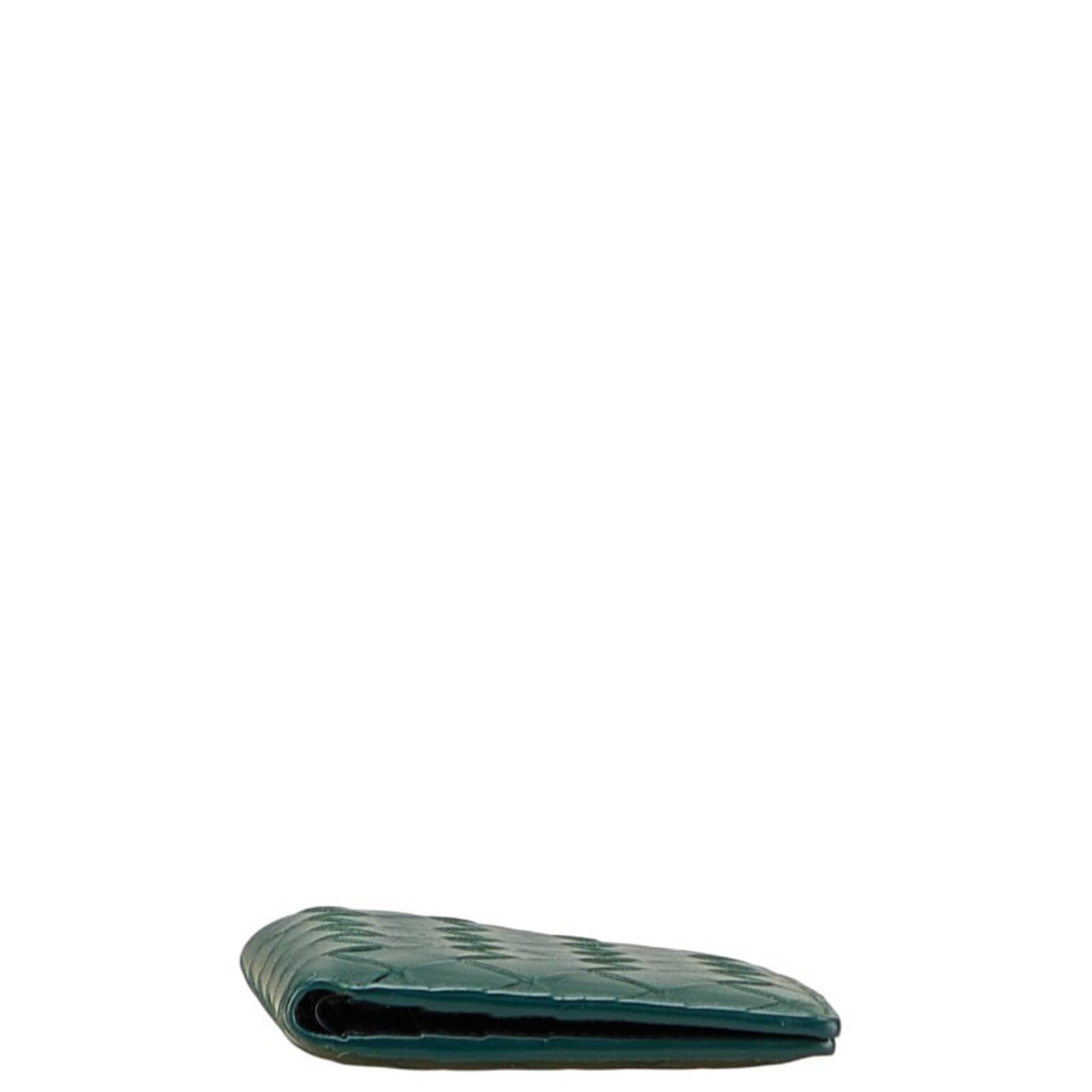 Bottega Veneta Intrecciato Long Wallet Green Leather