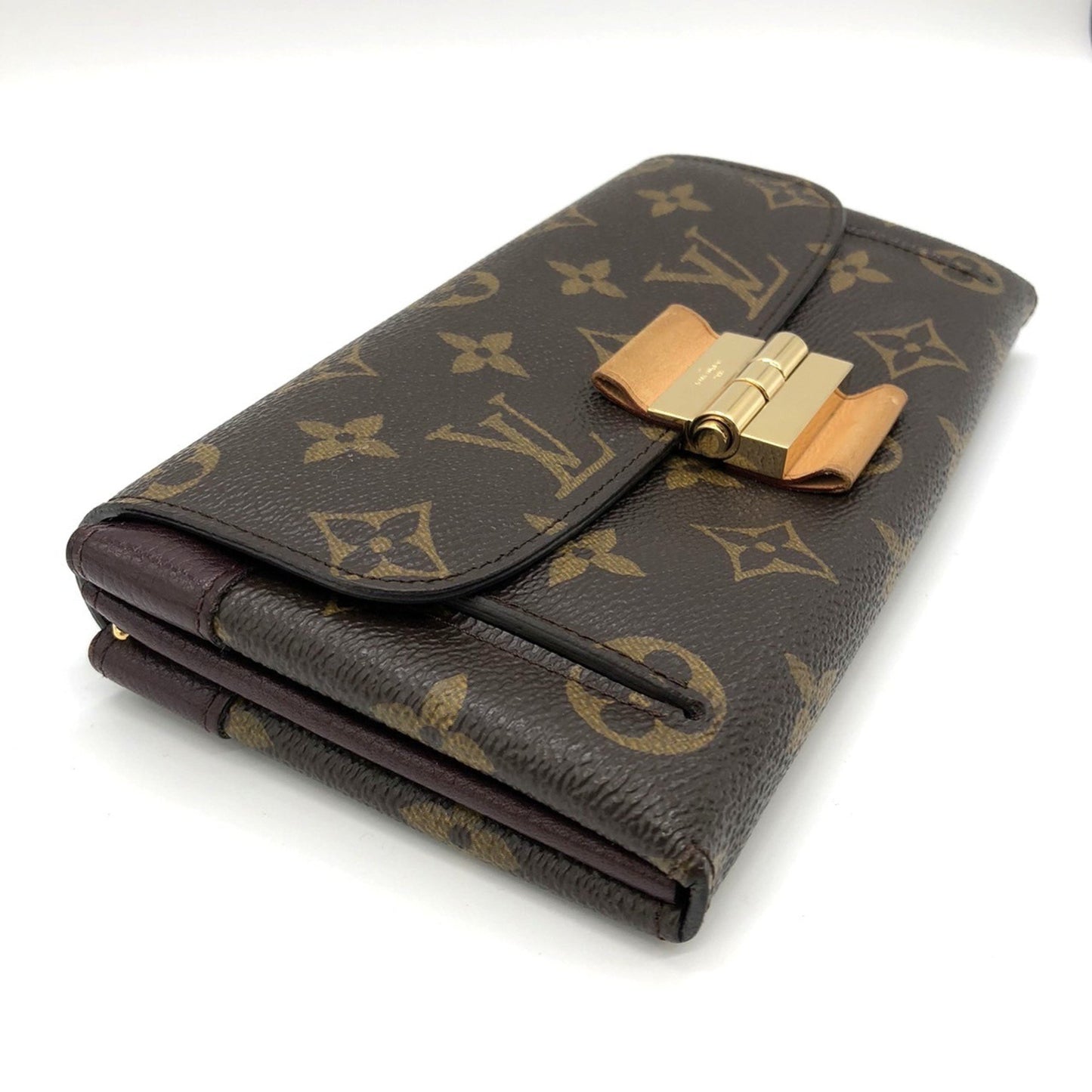 Louis Vuitton M60362 Portefeuille Elysee Long Wallet Brown Monogram Canvas Leather