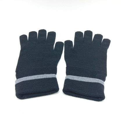 Louis Vuitton M73470 Gong Mai Monogram Eclipse Wool Gloves