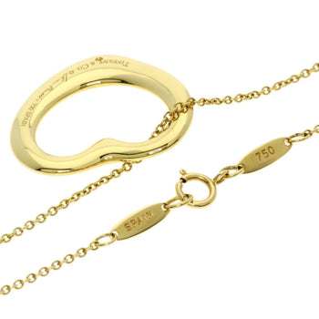 Tiffany & Co. Open Heart Necklace In 18K Yellow Gold