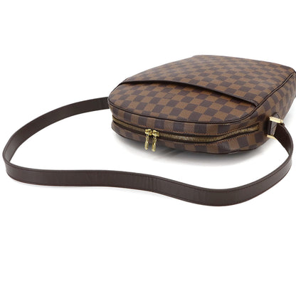 Louis Vuitton Damier Ipanema Gm Shoulder Bag In Ebene Brown