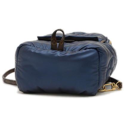 Louis Vuitton Monogram Palm Springs Backpack Mini Rucksack Blue Metallic M21060 Bp