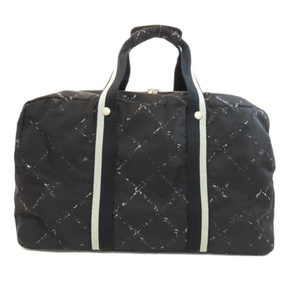 Chanel Travel Line Boston Bag Nylon Material