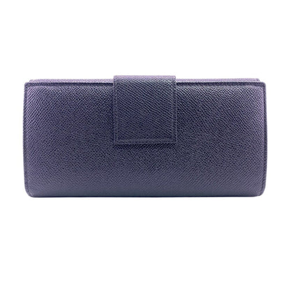Bvlgari Bulgari Flap Circle Long Wallet Black