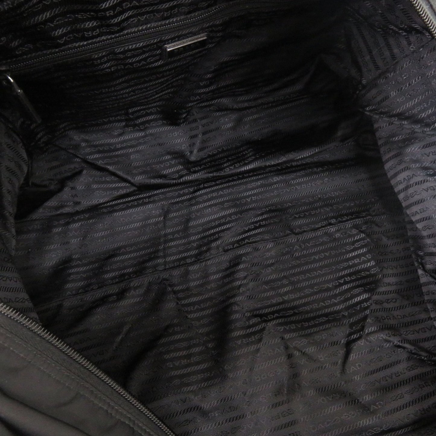 Prada Nylon Black Boston Bag 1363 Prada