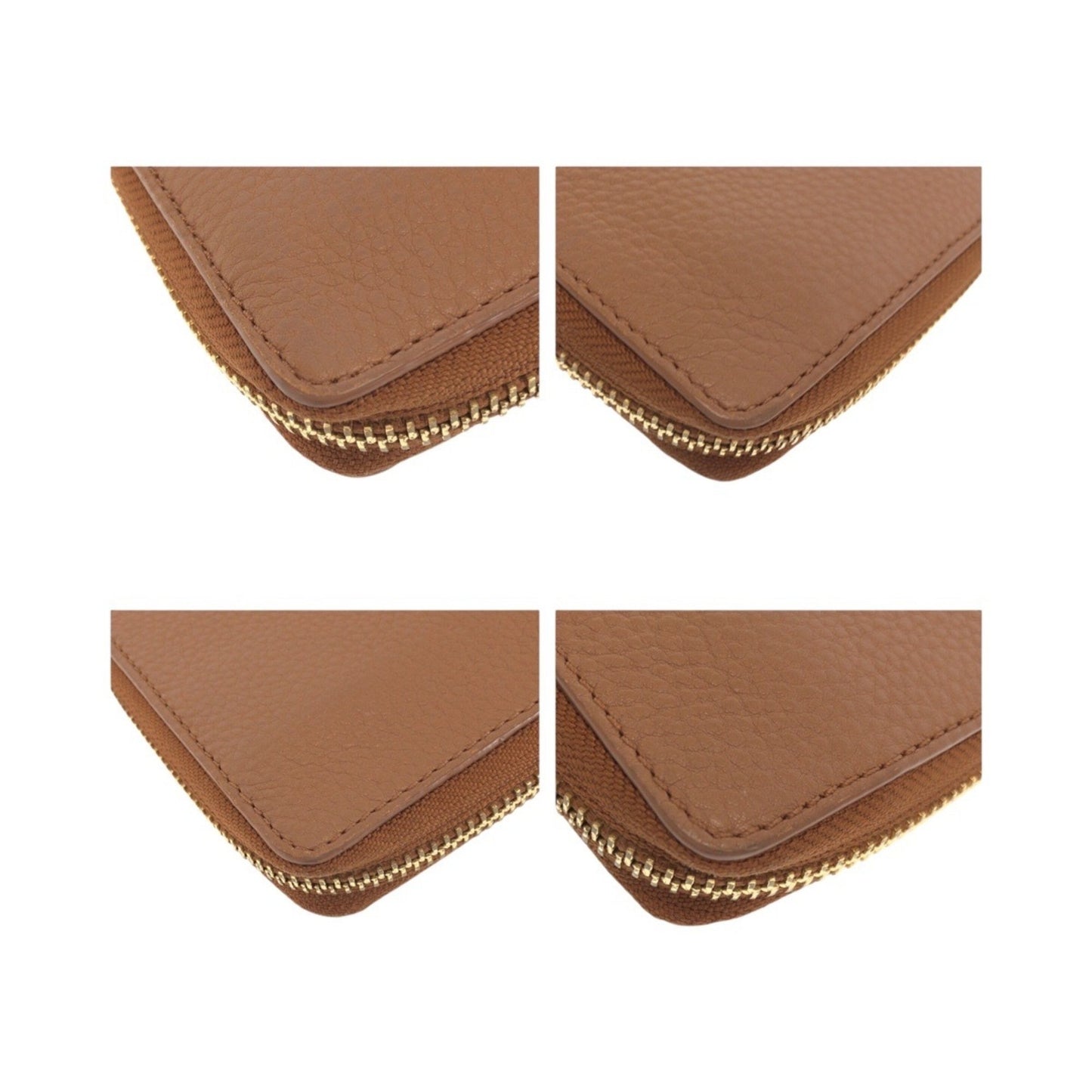 Tory Burch Britain Brown Leather Long Wallet