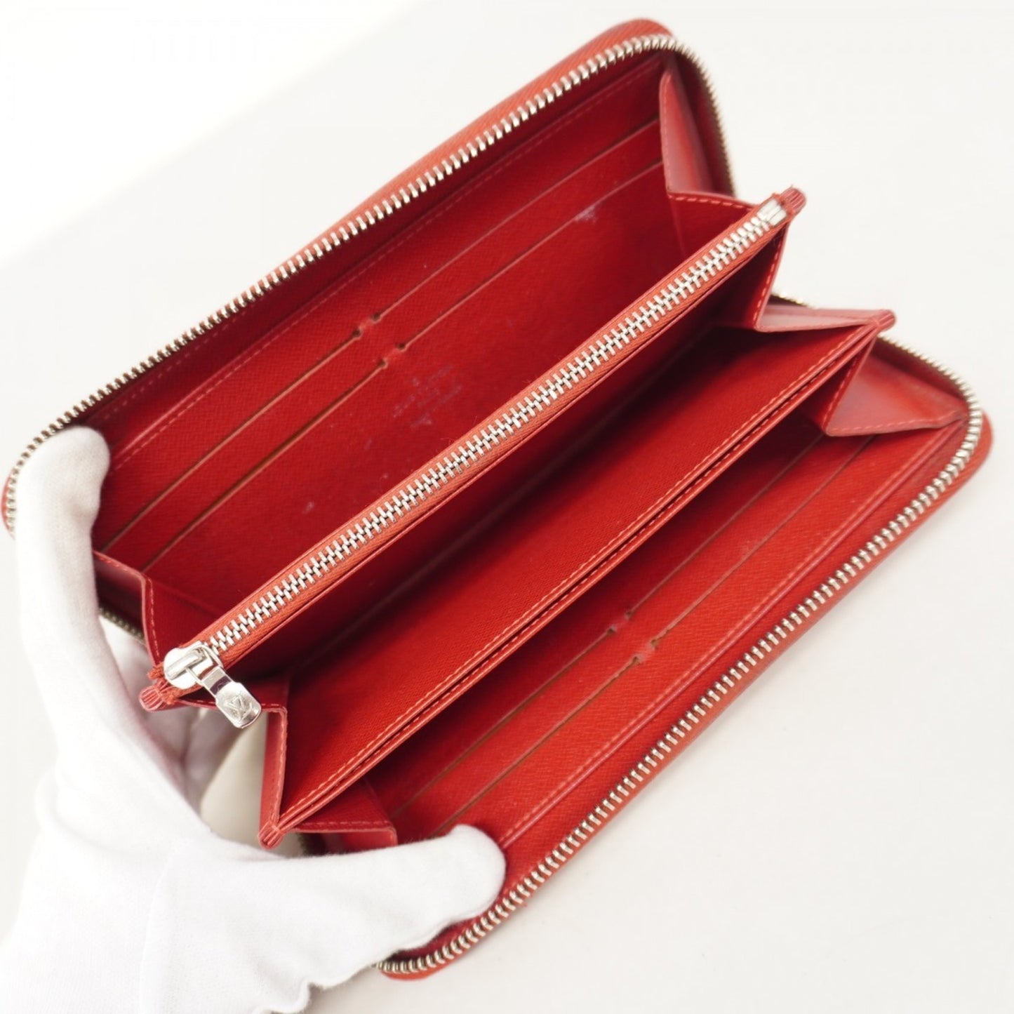 Louis Vuitton Epi Zippy Wallet M60304 Carmine