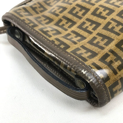 Fendi Crossbody Bag Pochette One Shoulder Shoulder Bag Brown Brown