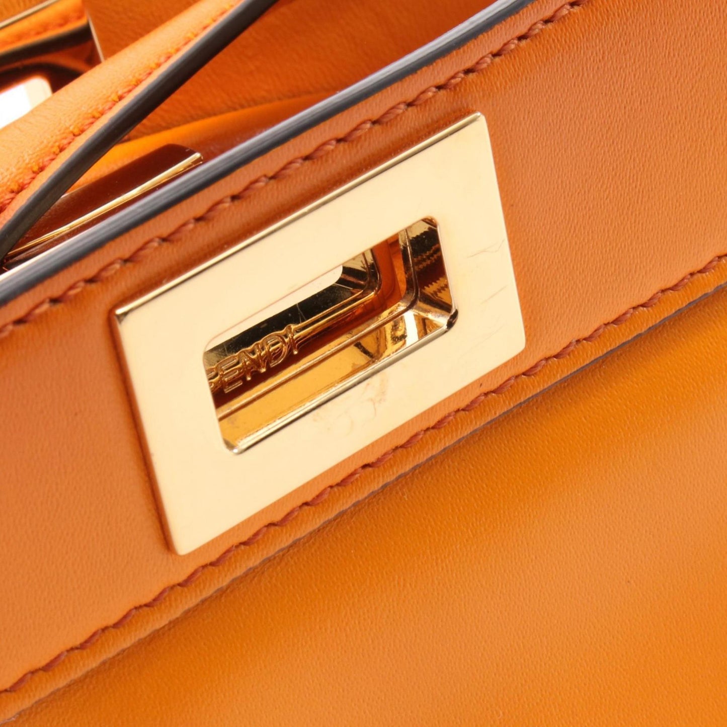 Fendi Peekaboo Iseeu East West Handbag Leather