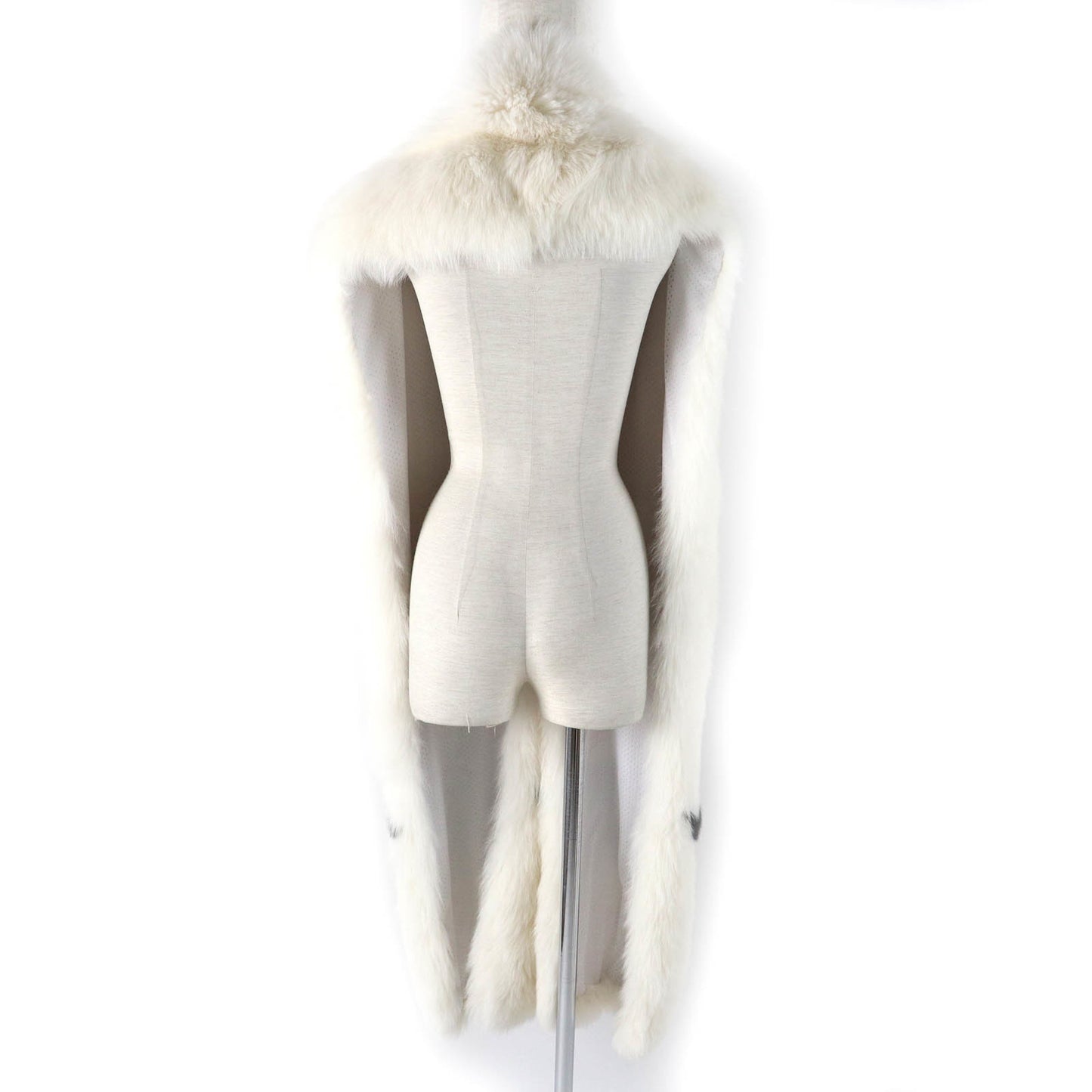 Givenchy Fox Fur Star Motif Extra Long Scarf