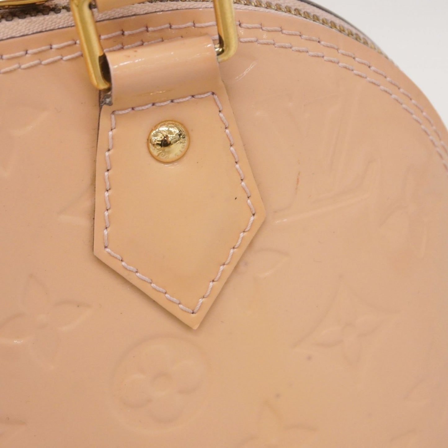 Louis Vuitton Vernis Alma Bb Handbag M50415 Rose Ballerine 2-Way Bag