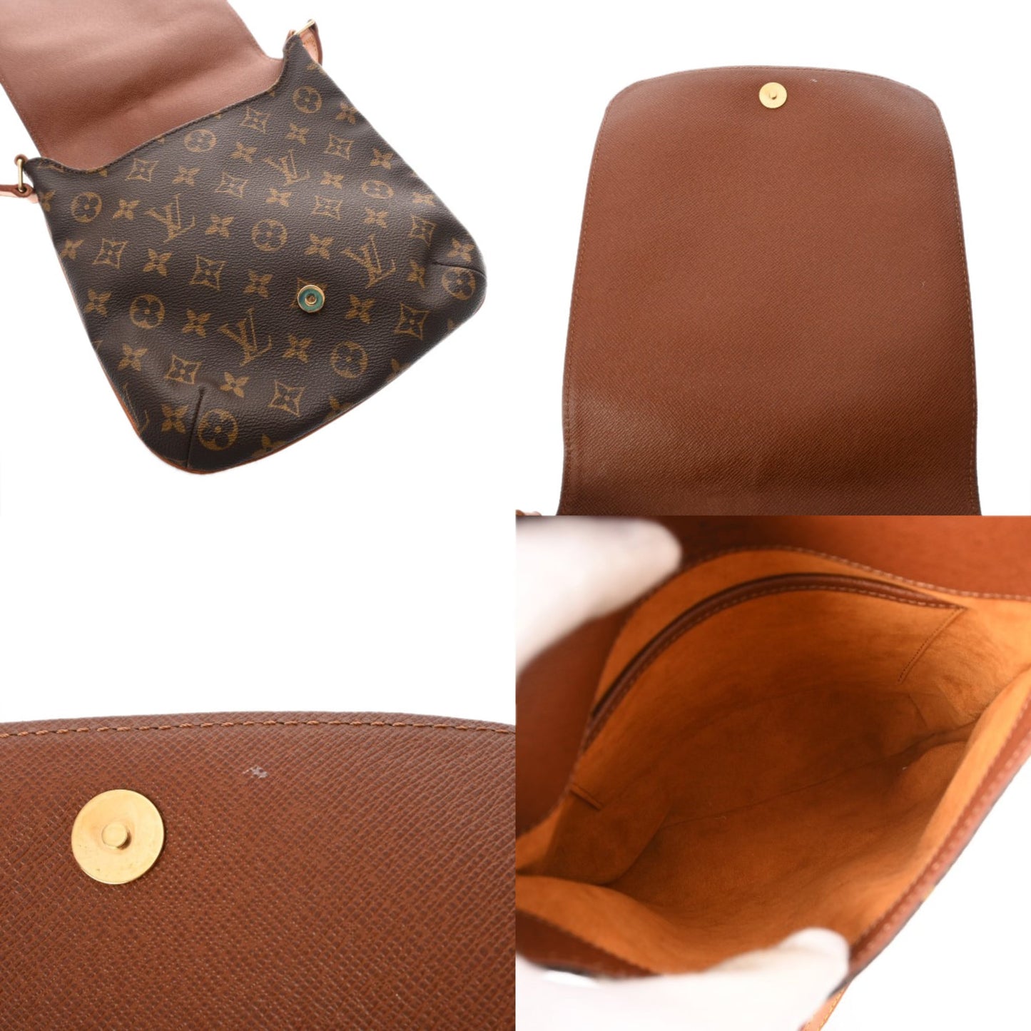 Louis Vuitton Monogram Musette Salsa Short Brown M51258 Women'S Canvas Shoulder Bag