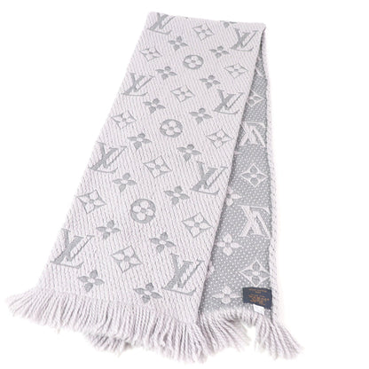 Louis Vuitton M74742 Echarpe Logomania Wool And Silk Monogram Fringe Scarf