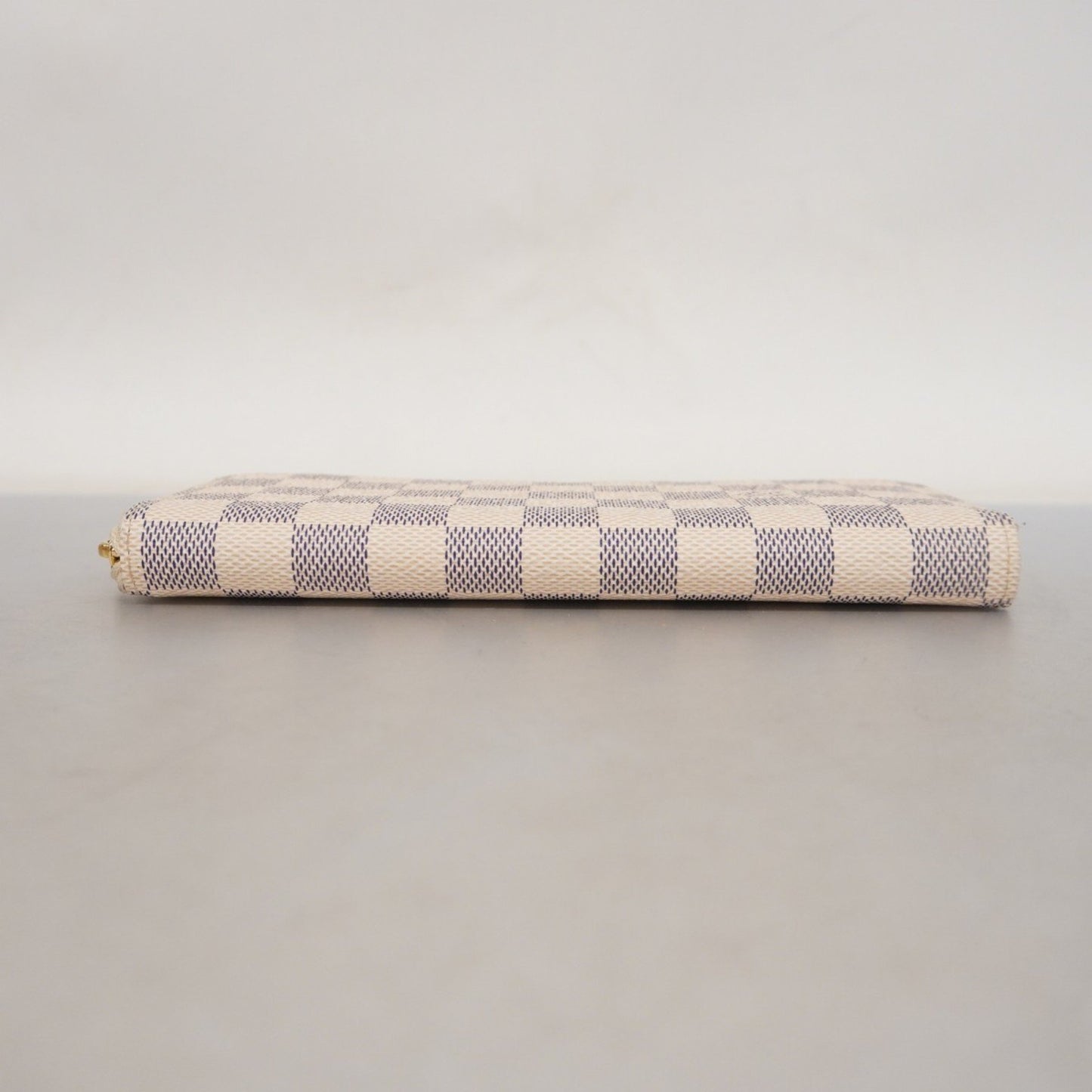Louis Vuitton Damier Azur Portefeuille Clemence Long Wallet N61264 White