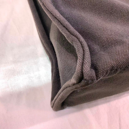 Hermes Herms Foul Tote Pm Gray Canvas Bag (Handbag/Mini Tote)