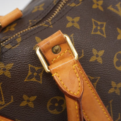 Louis Vuitton Monogram Keepall 55 Boston Bag M41424 Brown