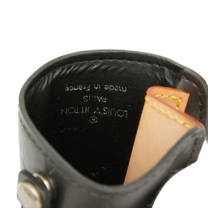 Louis Vuitton Monogram Matte Crochet Gm Key Case M65130 Black Leather