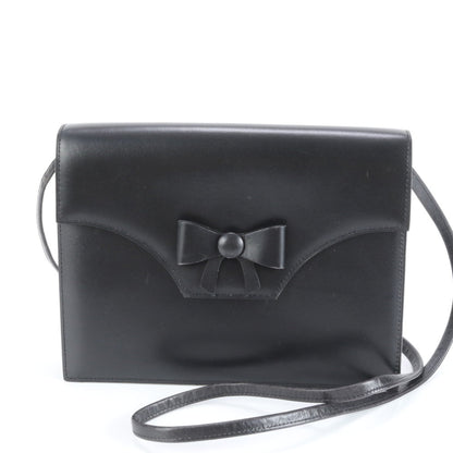 Christian Dior Ribbon Leather Shoulder Bag Crossbody