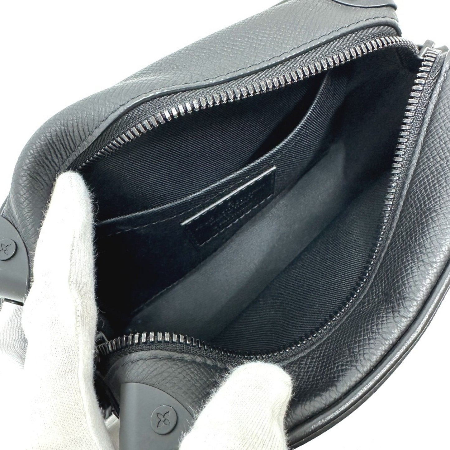 Louis Vuitton M30351 Taiga Mini Soft Trunk Shoulder Bag In Leather