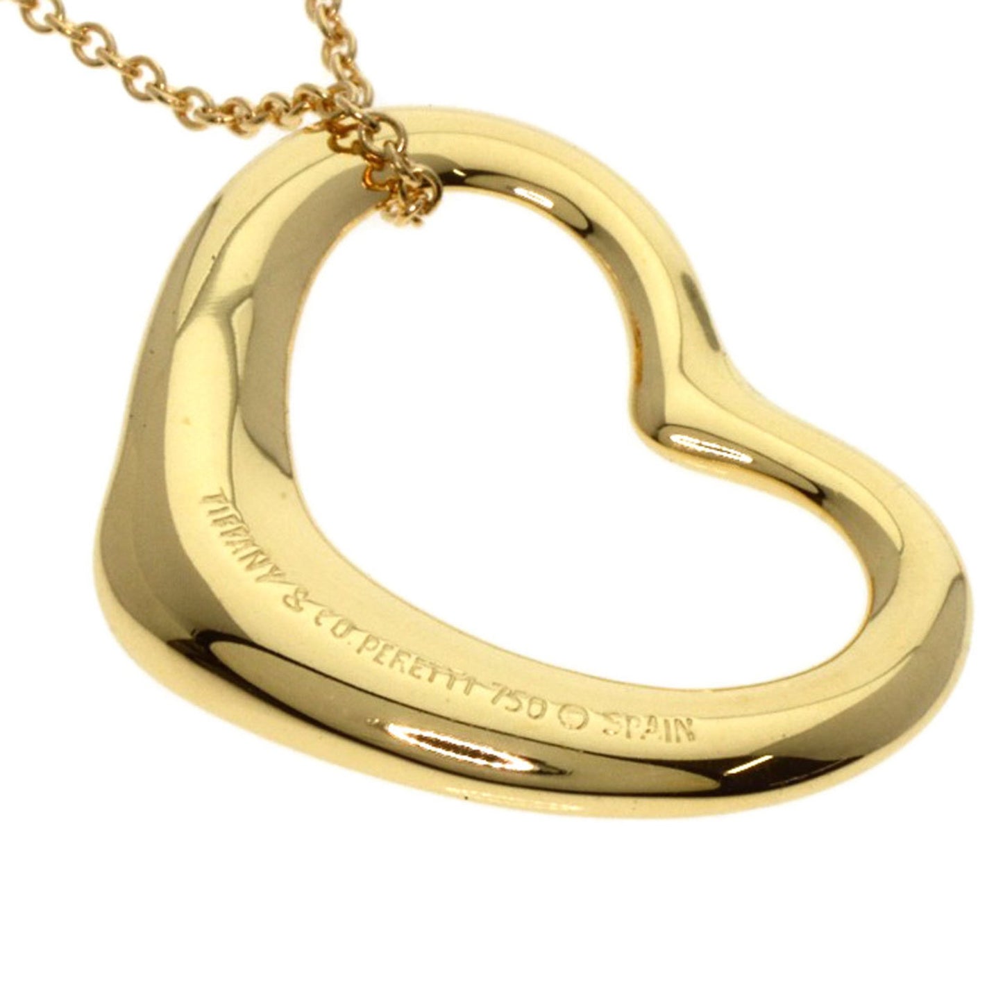 Tiffany Heart Necklace 18K Yellow Gold