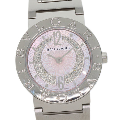 Bvlgari Bb26C2Ss Dn Diamond Watch Stainless Steel Ss