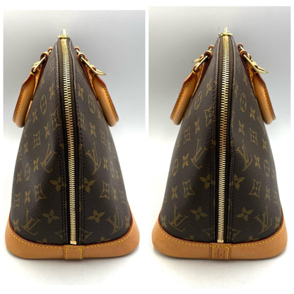 Louis Vuitton Alma 2-Way Shoulder Bag M51130 Monogram Canvas Brown