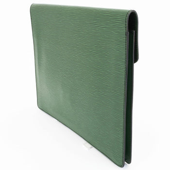 Louis Vuitton Porte-Document Senator Case Clutch Bag M54455 Epi Leather Green
