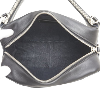 Valentino V Logo Body Bag/Waist Bag In Black Leather