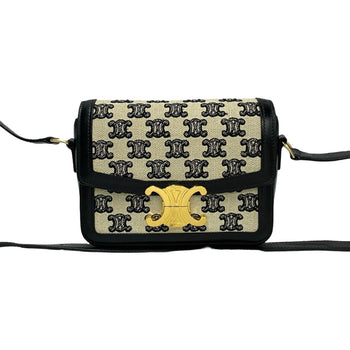 Celine Teen Triomphe Logo Metal Canvas