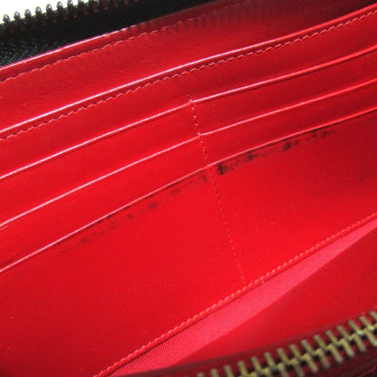 Christian Louboutin Panettone Long Wallet In Black Calf Leather