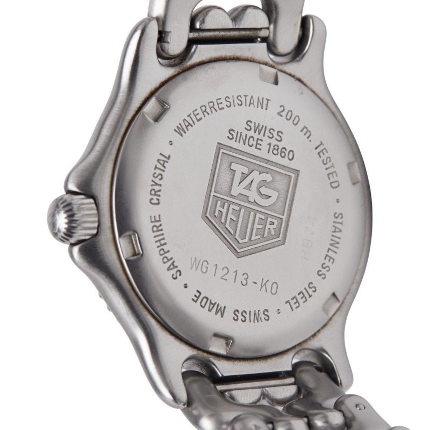 Tag Heuer Cell Watch Wg1213-K0 Quartz Gray Dial Stainless Steel Boys' Heuer