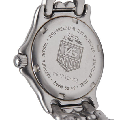 Tag Heuer Cell Watch Wg1213-K0 Quartz Gray Dial Stainless Steel Boys' Heuer