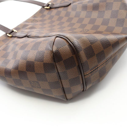 Louis Vuitton Totally Pm Damier Ebene Tote Bag Coated Canvas Leather
