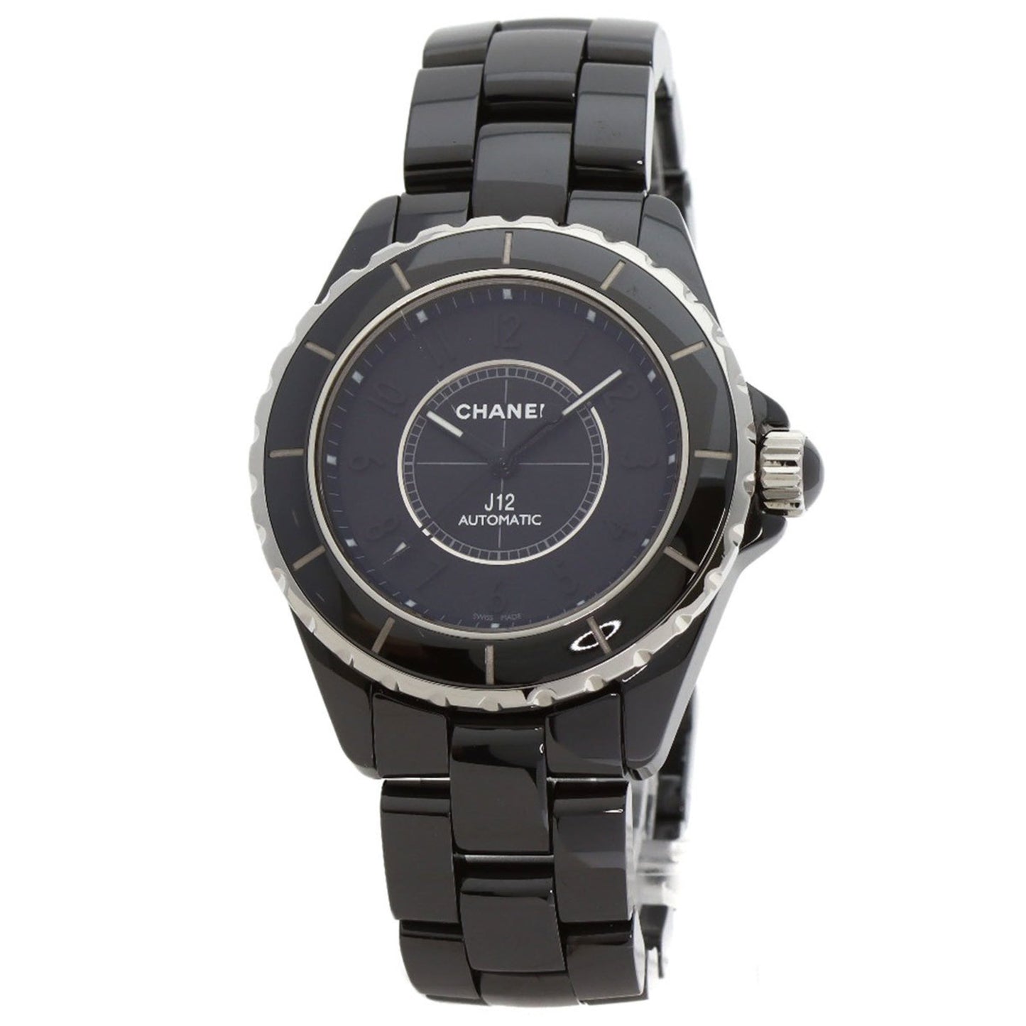 Chanel H3829 J12 38Mm Intense Black Ceramic Watch