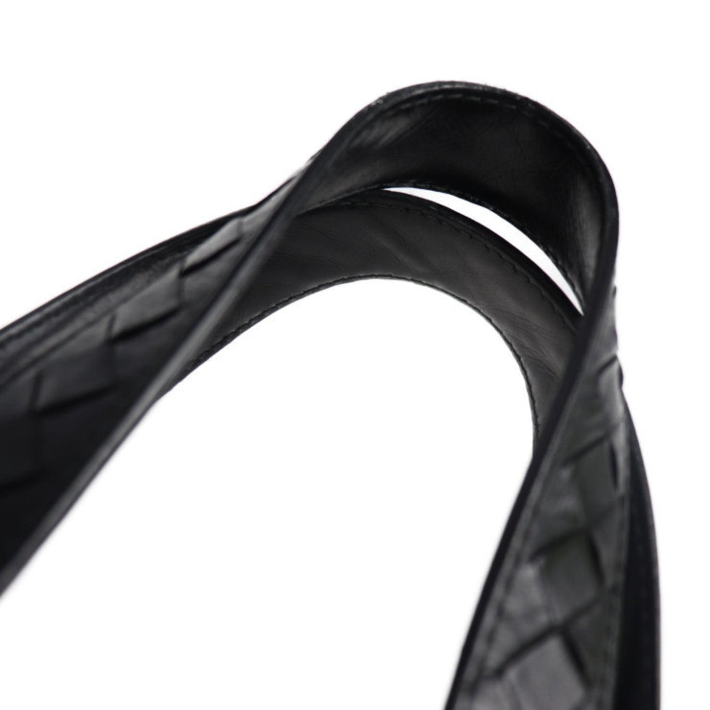 Bottega Veneta Bottega Veneta Shoulder Bag 244898 Nylon Leather Green Black Tote Spinnaker