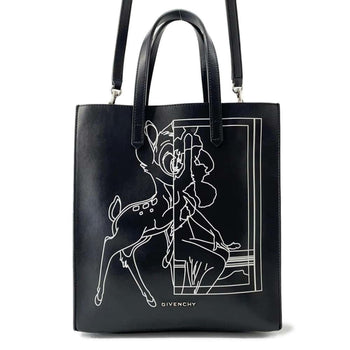 Givenchy Tote Bag Square S Bambi Riccardo Tisci Leather Givenchy 2Way Shoulder Black