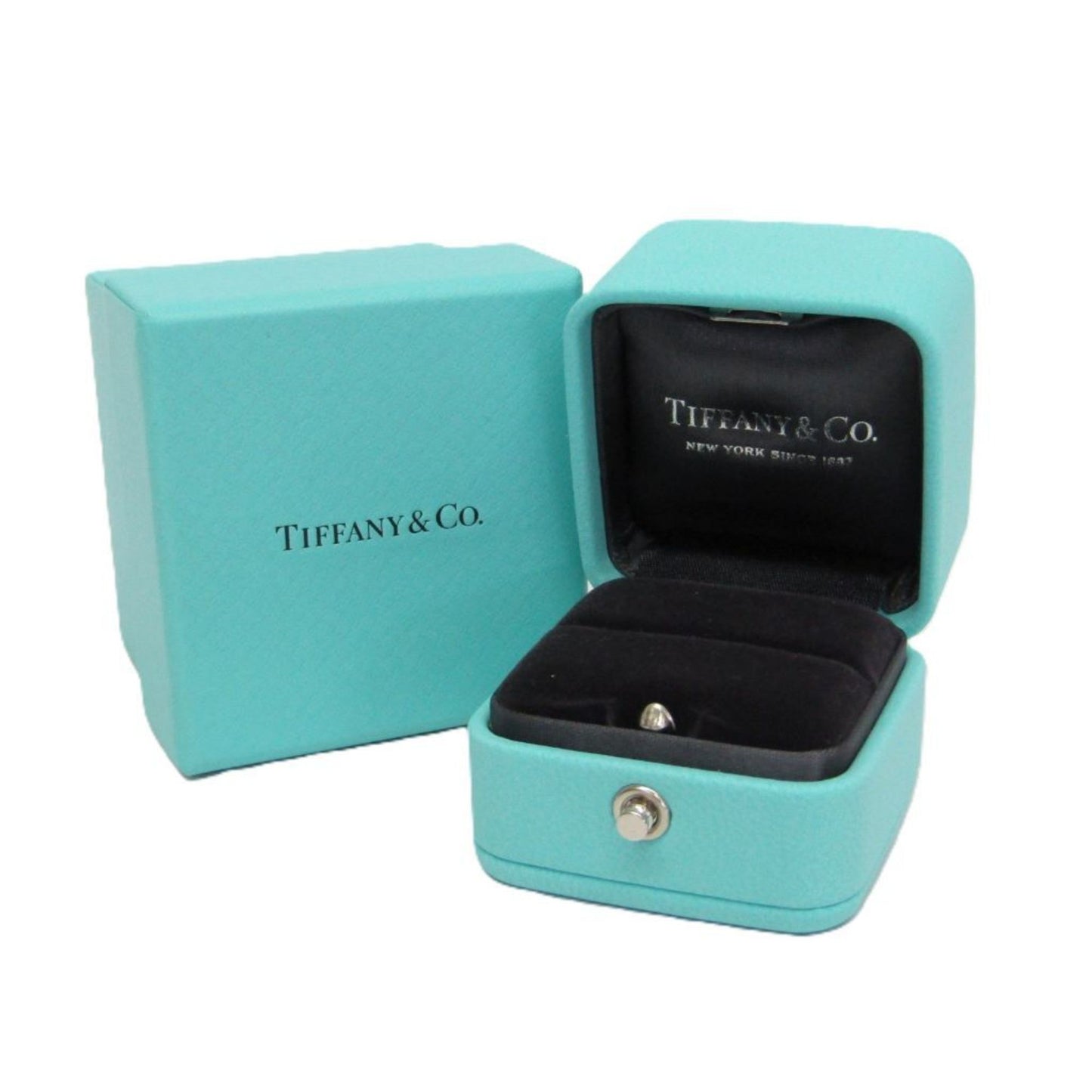 Tiffany Forever Ring 3P Diamond Pink Gold (18K) Fashion Diamond Band Ring Pink Gold