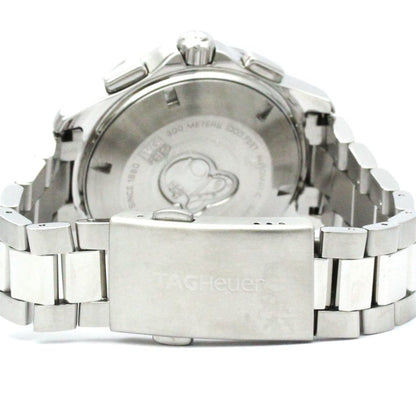 Polished Tag Heuer Aquaracer Chronograph Steel Automatic Watch Caf2010 Bf574137