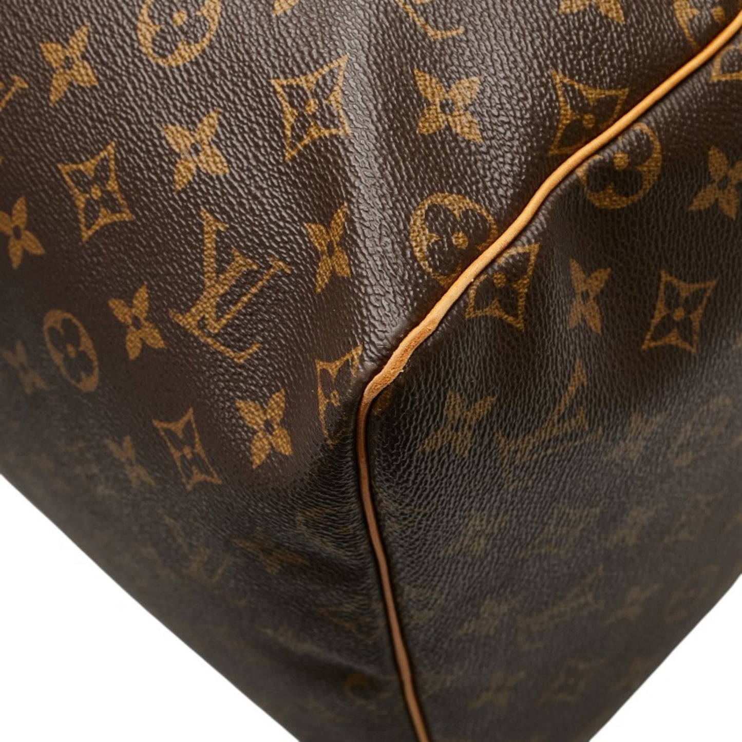 Louis Vuitton Monogram Keepall 55 Boston Bag/Travel Bag M41424 Brown Leather