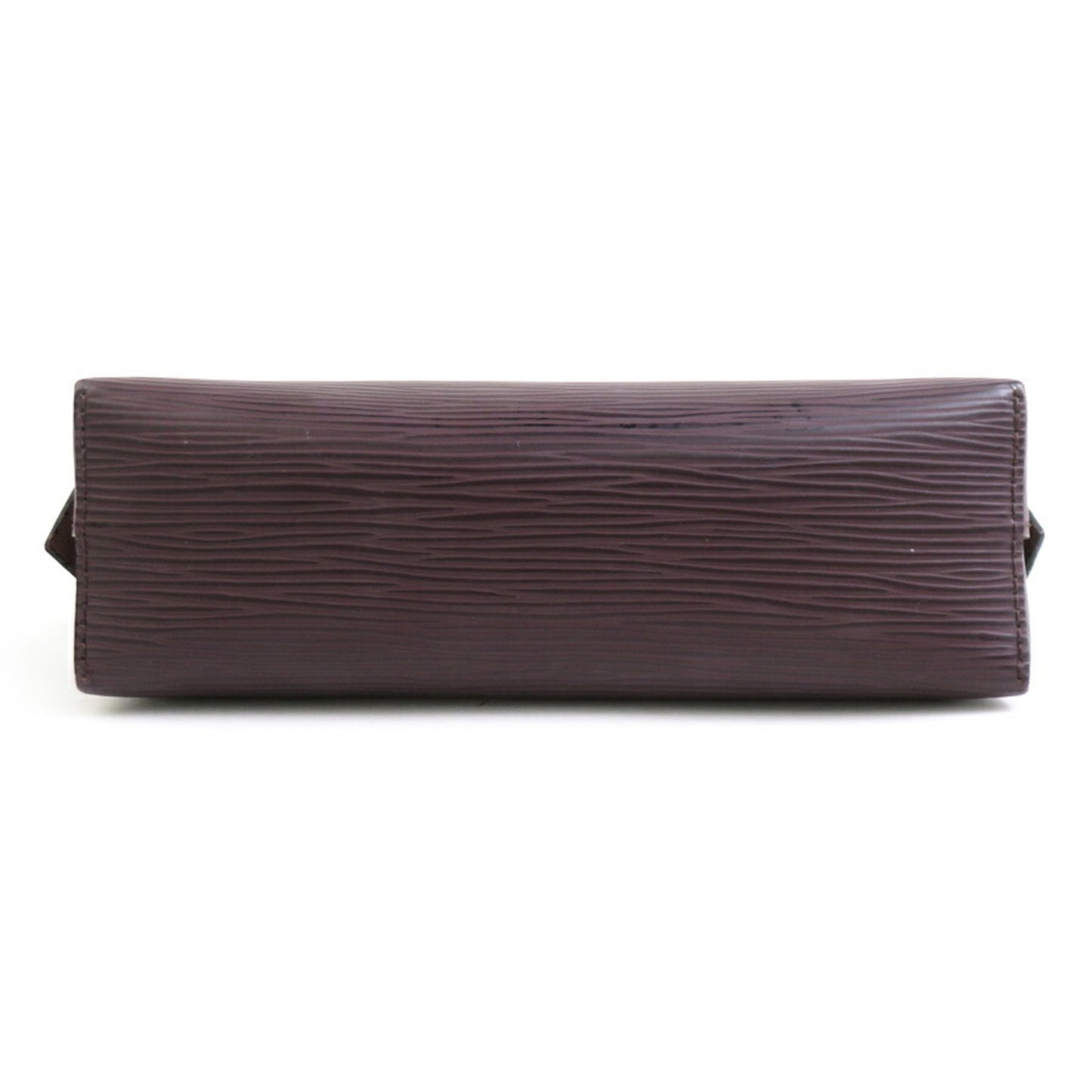 Louis Vuitton Epi Pochette Tick Leather Dark Purple Silver